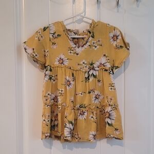 Floral Yellow Dress